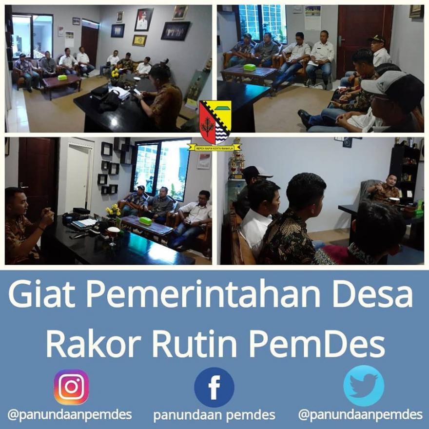 Giat Rakor Pemerintahan Desa Panundaan